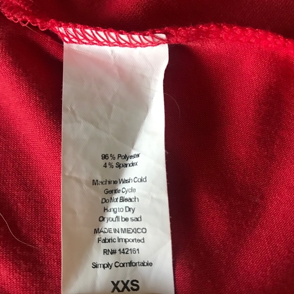 LuLaRoe XXS Nicole dress- solid salmon pink/coral - Picture 6 of 16